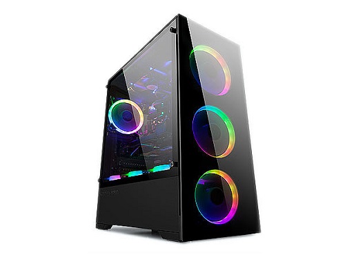 Bgears b-Voguish Gaming PC with Tempered Glass ATX Mid Tower